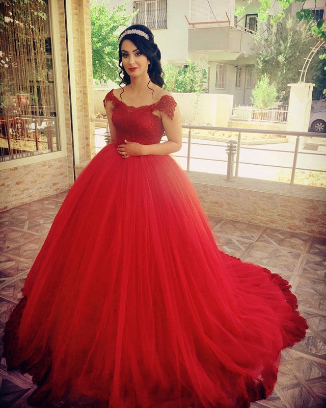 Elegant Quinceanera Dresses Tulle Appliques Ball Gown Elegant Quinceanera Dresses Tulle Appliques Ball Gown