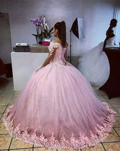 Load image into Gallery viewer, Baby Pink Quinceanera Dresses 2020