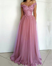 Load image into Gallery viewer, Pink Prom Dresses 2022