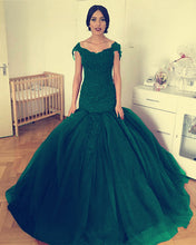 Load image into Gallery viewer, Green Mermaid Prom Dresses