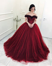 Load image into Gallery viewer, Maroon Wedding Dresses