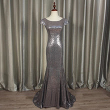 Load image into Gallery viewer, Glitter Sequins Bridesmaid Dresses Mermaid