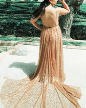 Load image into Gallery viewer, Gold Prom Dresses