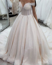 Load image into Gallery viewer, Sparkle Sequin Wedding Dress