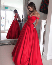 Load image into Gallery viewer, Red Prom Dresses Ball Gowns