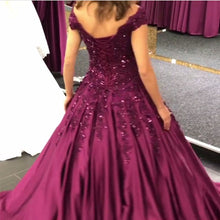 Load image into Gallery viewer, purple formal dresses