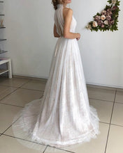 Load image into Gallery viewer, Beach Wedding Dress Halter