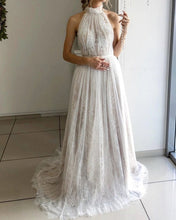 Load image into Gallery viewer, Pleated Tulle Wedding Dress Lace