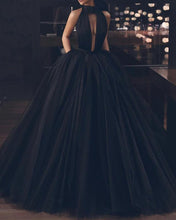 Load image into Gallery viewer, Black Quinceanera Dresses With Pockets