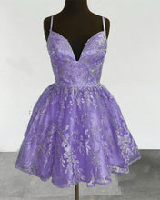 Load image into Gallery viewer, Lavender Homecoming Dresses 2022