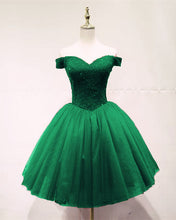 Load image into Gallery viewer, Dark Green Homecoming Dresses