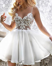 Load image into Gallery viewer, White Homecoming Dresses 2025