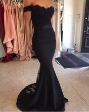 Load image into Gallery viewer, Black-Bridesmaid-Dresses