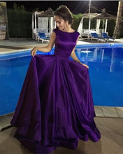 Load image into Gallery viewer, purple-bridesmaid-dress