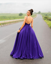 Load image into Gallery viewer, satin-prom-dresses