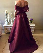 Load image into Gallery viewer, satin prom dresses