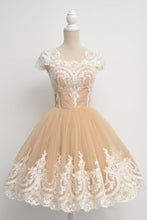 Load image into Gallery viewer, Vintage 1950s Prom Dresses Tulle Swing Party Dress Lace Appliques