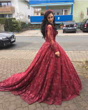 Load image into Gallery viewer, Lace-Quinceanera-Dresses