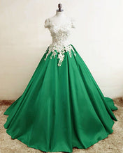 Load image into Gallery viewer, Green Prom Dresses Ball Gowns