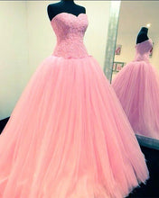 Load image into Gallery viewer, Quinceanera Dresses Pink Puffy