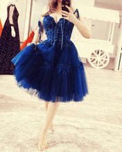 Load image into Gallery viewer, Royal Blue Homecoming Dresses 2021
