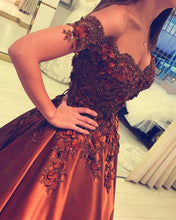 Load image into Gallery viewer, 70101 Quinceanera Dresses Coffee Prom Ball Gown Dresses
