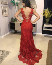 Load image into Gallery viewer, Lace Mermaid Prom Dresses