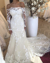 Load image into Gallery viewer, Lace Mermaid Wedding Dress
