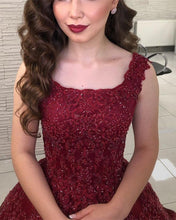 Load image into Gallery viewer, Lace Prom Dresses Ball Gowns Spaghetti Straps