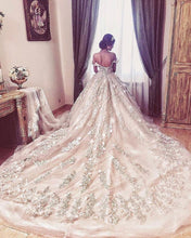 Load image into Gallery viewer, Lace Wedding Dress Ball Gown Off The Shoulder