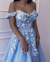 Load image into Gallery viewer, Gorgeous Prom Dresses Baby Blue