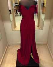 Load image into Gallery viewer, Evening-Dress-Burgundy