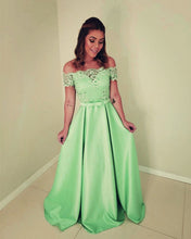 Load image into Gallery viewer, Mint Green Formal Dresses Elegant