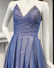 Load image into Gallery viewer, Strapless Prom Dresses Silver Glitter