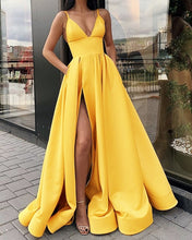 Load image into Gallery viewer, Sexy Prom Dresses 2020 Yellow