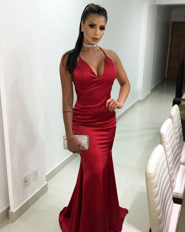 strapless open back dress Long Prom Dresses, Chiffon Prom Dresses, A-Line Party Dresses, Black E –  Dairy Bridal main image 0