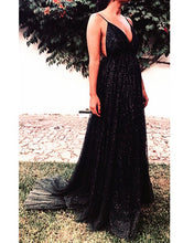 Load image into Gallery viewer, Black Prom Dresses 2020