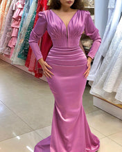 Load image into Gallery viewer, Mauve Mermaid Prom Dresses