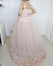 Load image into Gallery viewer, Pink Ball Gown Long Sleeves