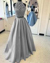 Load image into Gallery viewer, gray-prom-gowns