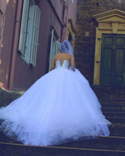 Load image into Gallery viewer, Bling Bling Crystal Wedding Dress