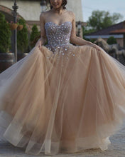 Load image into Gallery viewer, Champagne Prom Dresses
