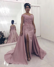 Load image into Gallery viewer, Mauve Pink Mermaid Prom Dresses