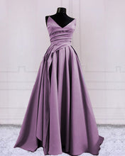 Load image into Gallery viewer, Mauve Prom Dresses V Neck