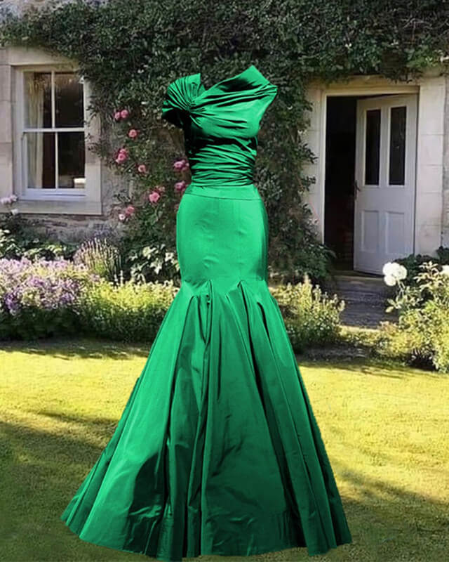 Unique Taffeta Mermaid Prom Evening Dresses Unique Taffeta Mermaid Prom Evening Dresses