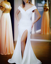Load image into Gallery viewer, Sexy Mermaid Wedding Dress With Slit