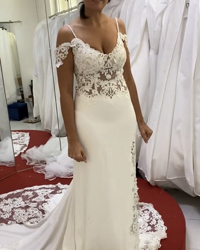 Elegant Mermaid Cold Shoulder Winter Velvet Long Wedding Guest Dresses main image 1