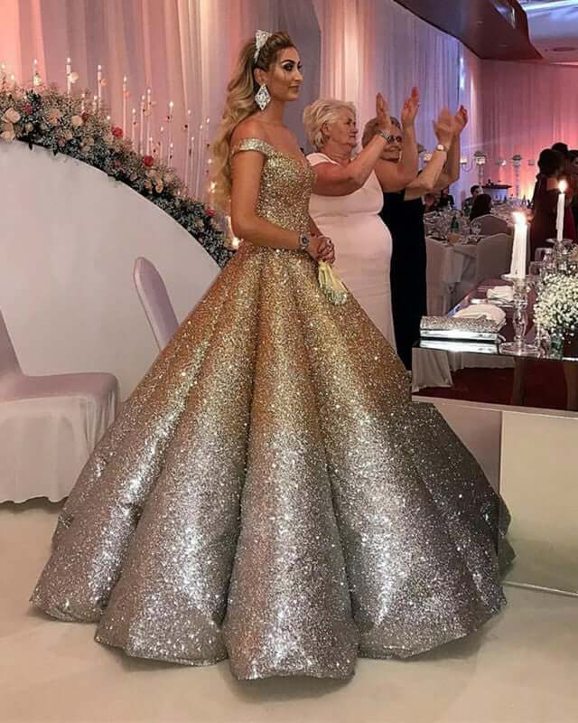 Mexican Quinceanera Dresses Ombre Sequin Ball Gown Off Shoulder Mexican Quinceanera Dresses Ombre Sequin Ball Gown Off Shoulder