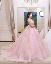 Load image into Gallery viewer, Baby Pink Quinceanera Dresses