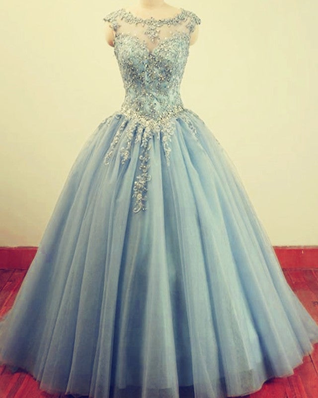 Modest Quinceanera Dresses Tulle Ball Gown Lace Appliques Modest Quinceanera Dresses Tulle Ball Gown Lace Appliques